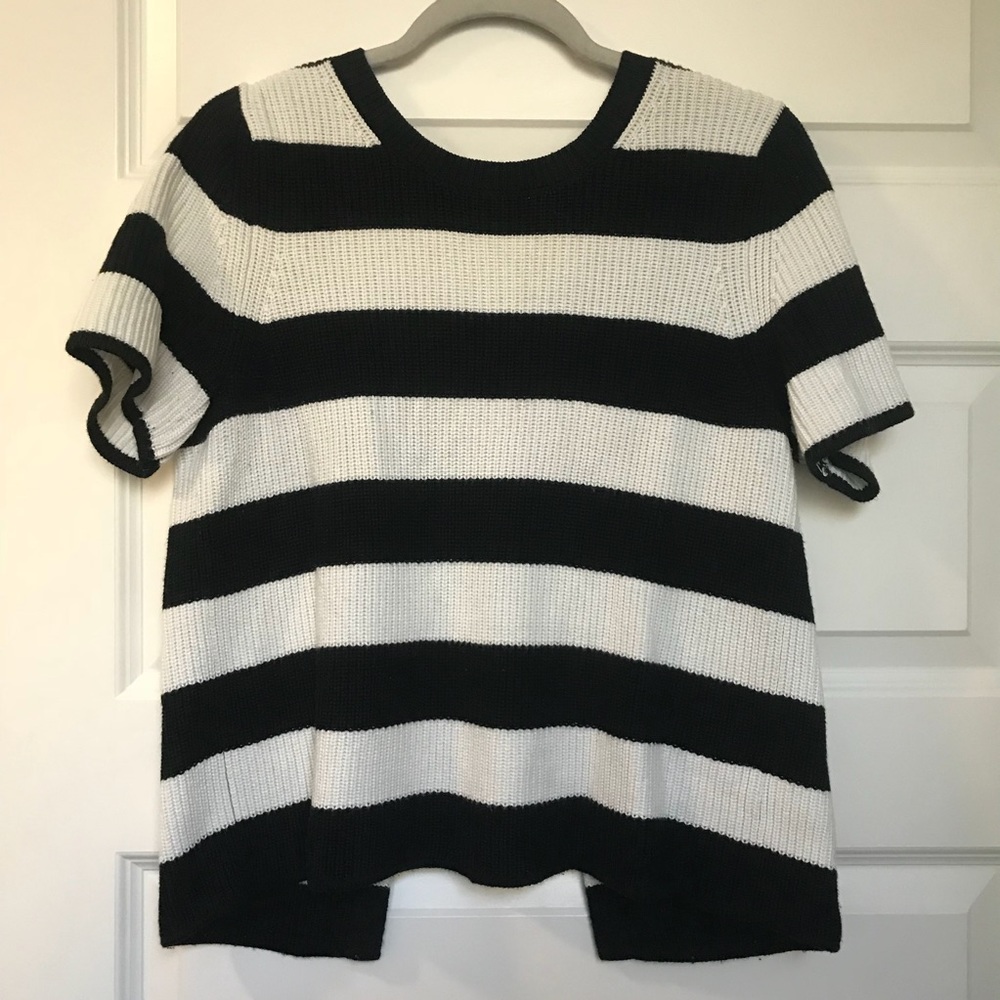 BANANA REPUBLIC open back knit top